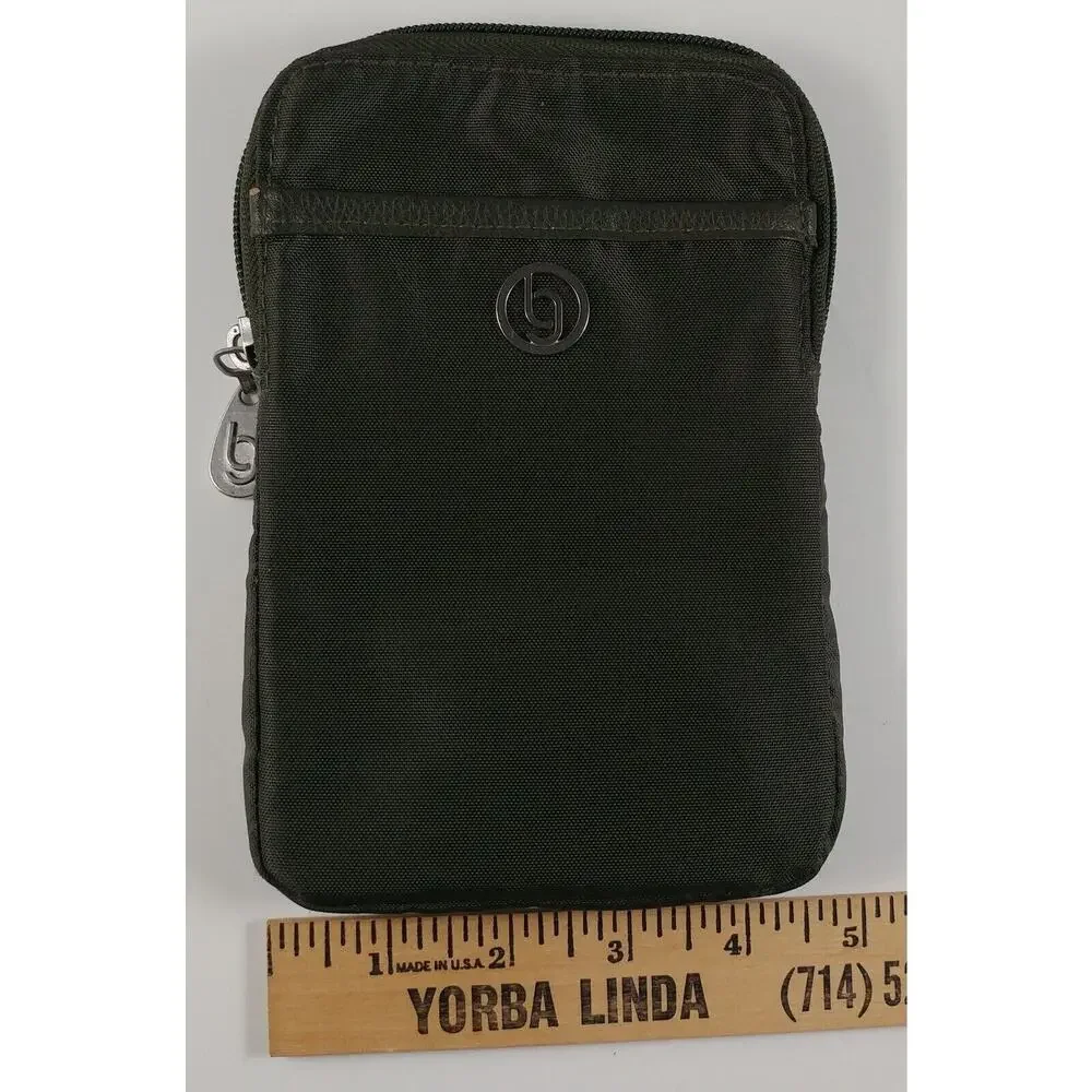 Baggallini Women's Dark Grey BG Wallet CROSSBODY Bag Water Resistant Purse